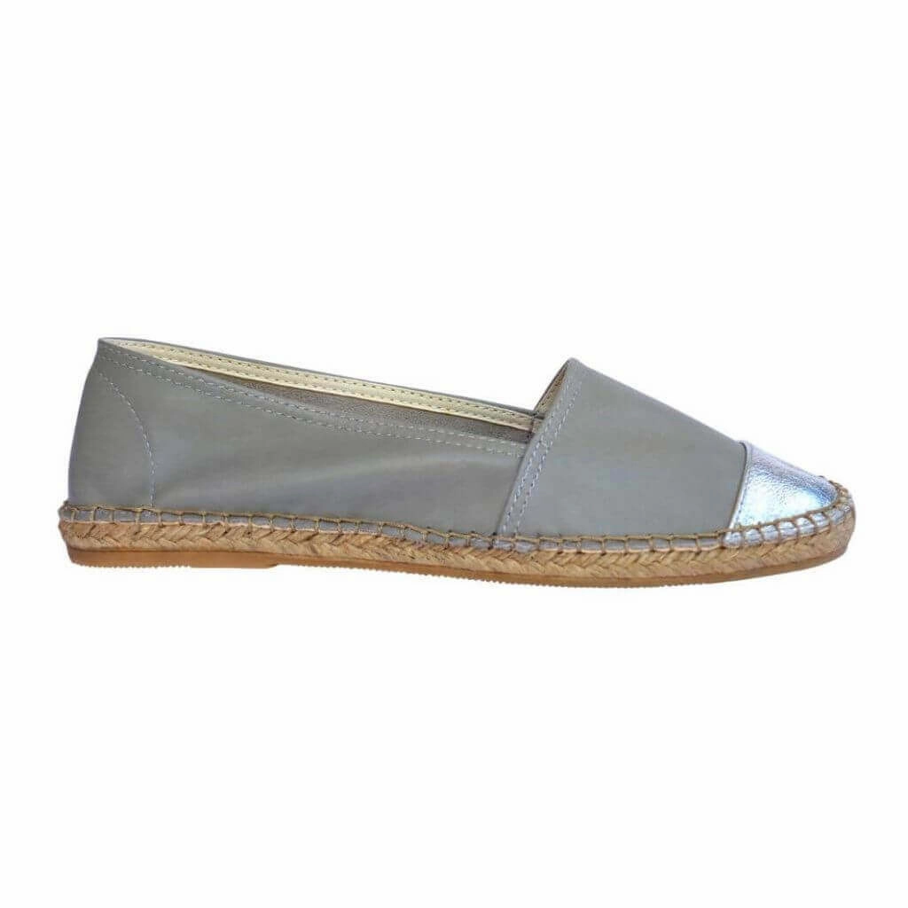Dream Pairs Espadrilles Classic Espadrille in Grey Metallic