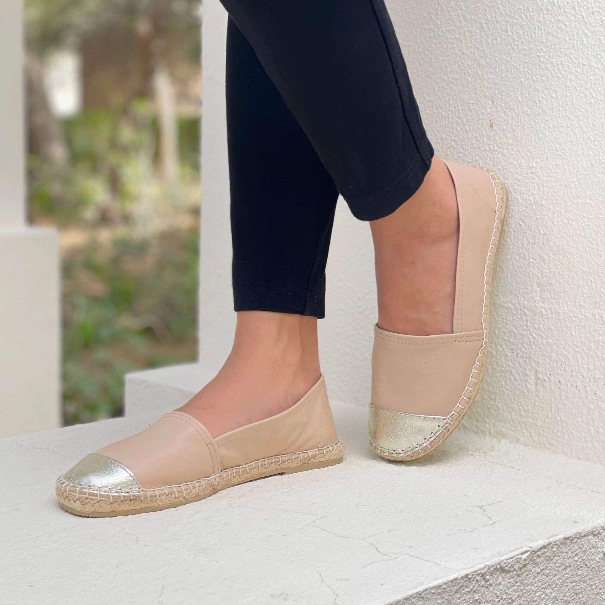 Classic Espadrille In Sandy Champagne Call Me By Your Name Espadrilles