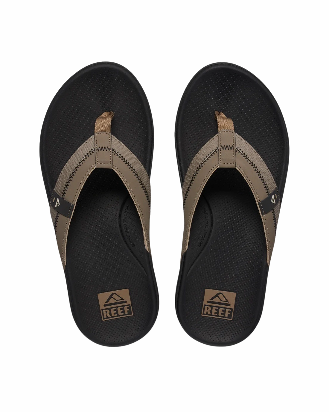 Cushion Phantom 2.0 Flip Flops in Fossil & Raven Algae Based Flip Flops