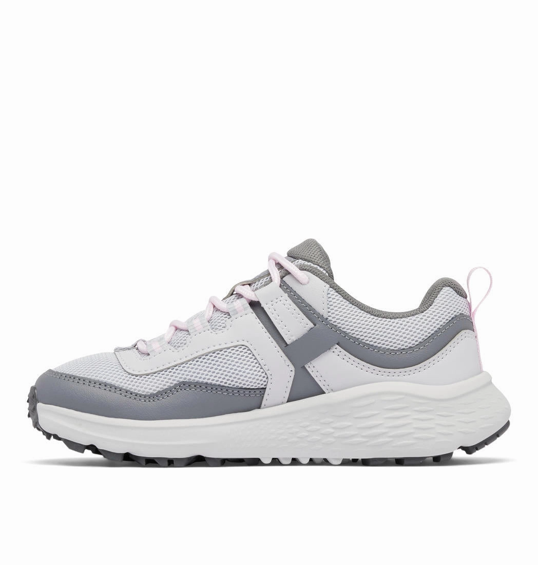 Columbia Kids Unisex Grey YOUTH KONOS LOW Wildfire Leather Hiking Shoes