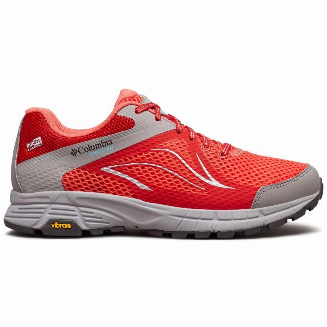 Columbia Women Red MOJAVE TRAIL II OUTDRY Light Weight Trail Shoes