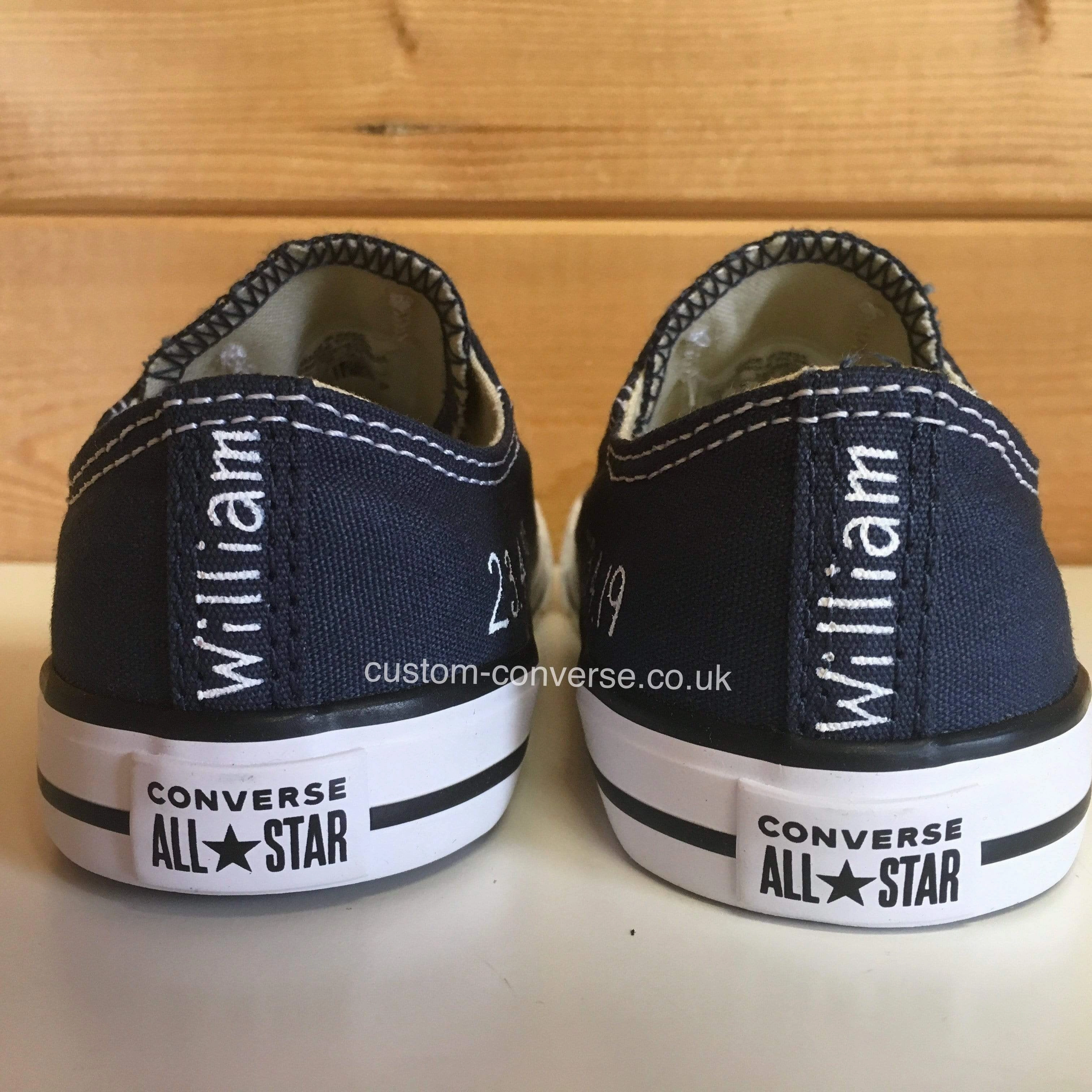 Kids Personalised Heel Tags Converse Most Comfortable Shoes For Walking