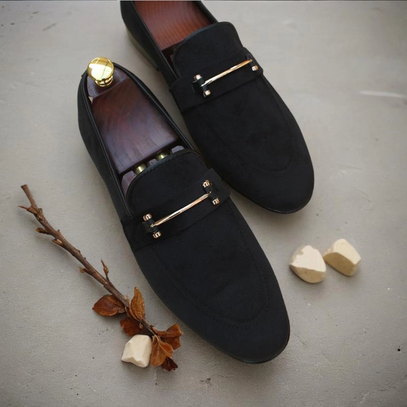 Velvet Formal Shoes Wearing Flat Shoes With A Dress