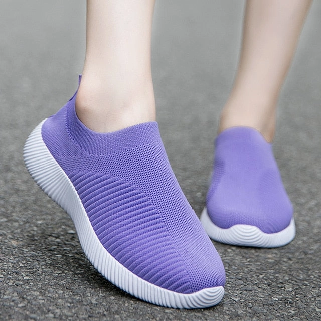 Best Shoes For Standing All Day For Flat Feet Women Vulcanized Shoes High Quality Women Sneakers Slip On Flats Shoes Women Loafers