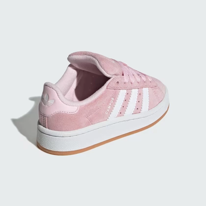Dopest Adidas Shoes Pre School Adidas Campus 00s Elastic Lace Shoes - Clear Pink/Cloud White/Gum