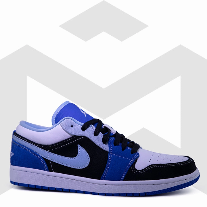 Jordan 1 Low Racer Blue White Asics 33 M 2 Running Shoe