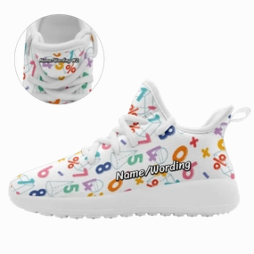 Company logo gifts, Custom Corporate Client Gifts Customized Back to School Sneakers, Kid's Lace up breathable shoes, Unisex Sneakers for kids, 051K-23020048 Memory Foam Inserts For Sneakers