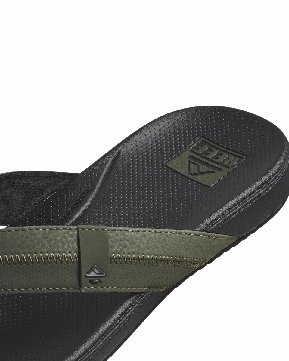 Indiana University Flip Flops Cushion Phantom 2.0 Flip Flops in Olive & Gum