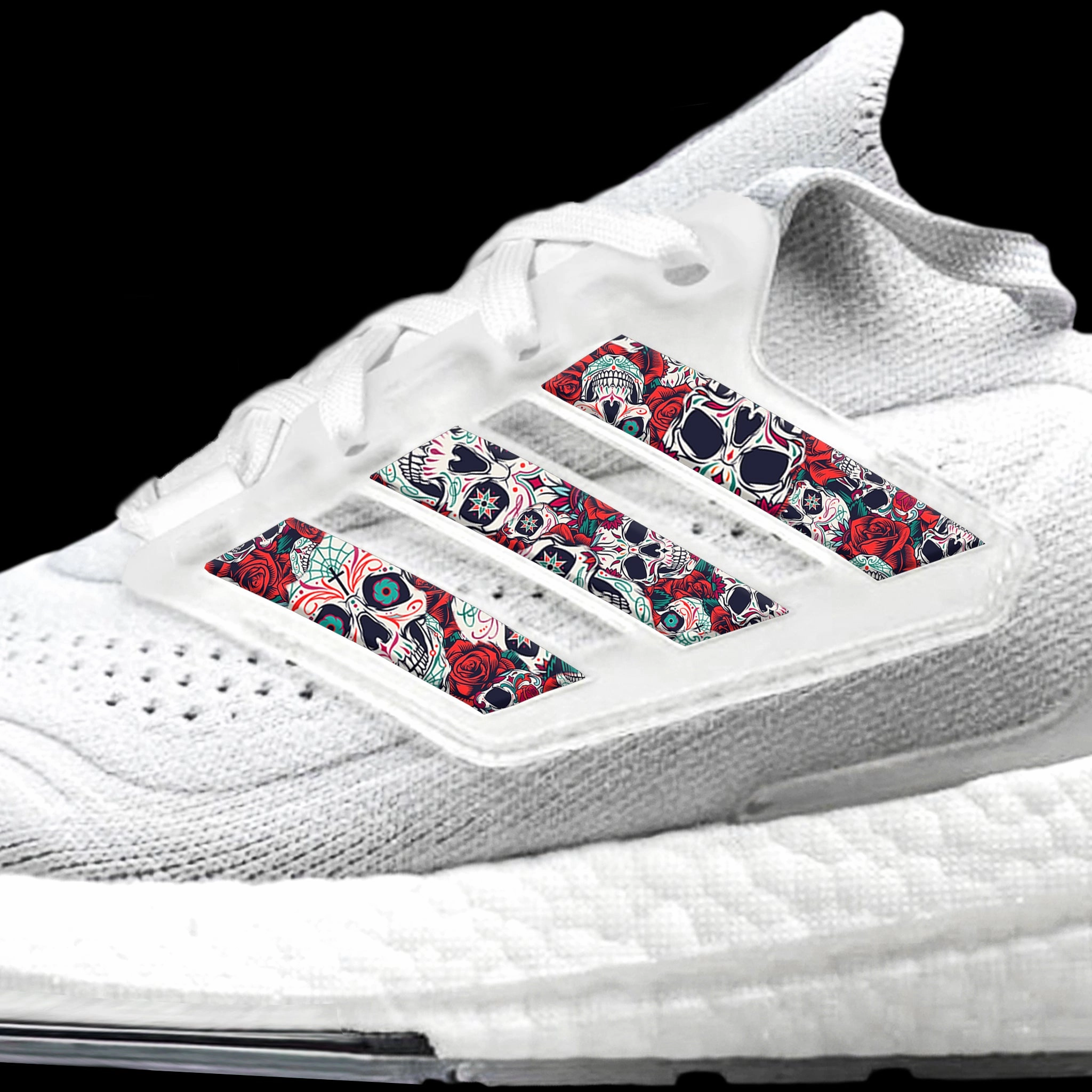 Adidas Originals Eqt Shoes Red Day of the Dead Stripes for Ultra Boost 22 / 21