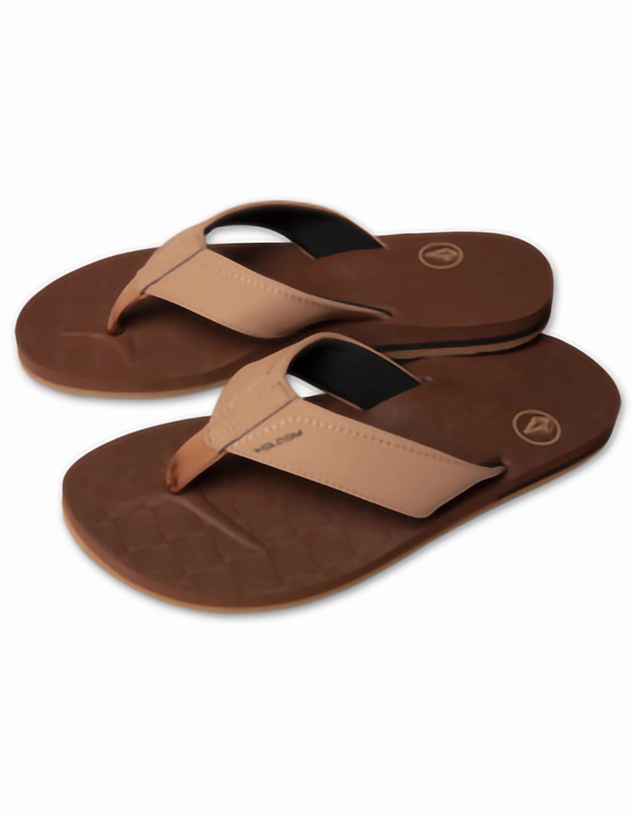 Flip Flop Dbd Volcom Victor Sandals in Brown Khaki