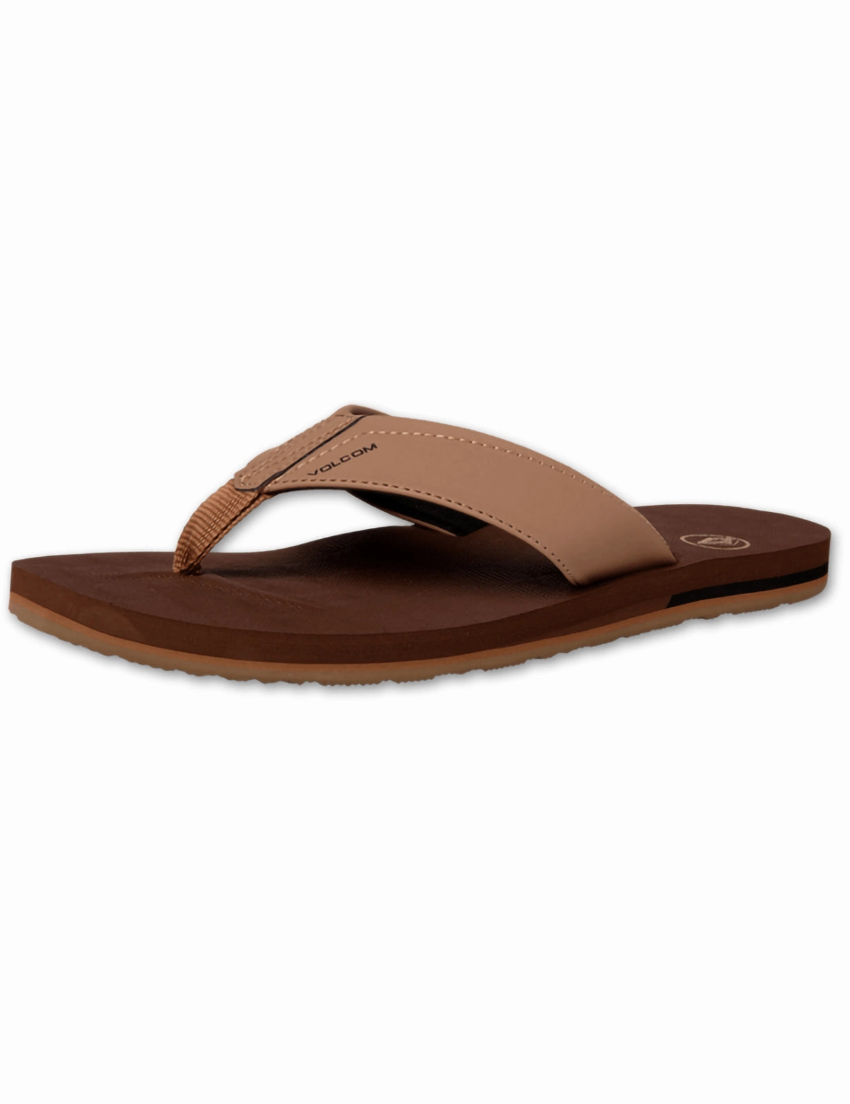 Volcom Victor Sandals in Brown Khaki Flip Flops That Don't Smell
