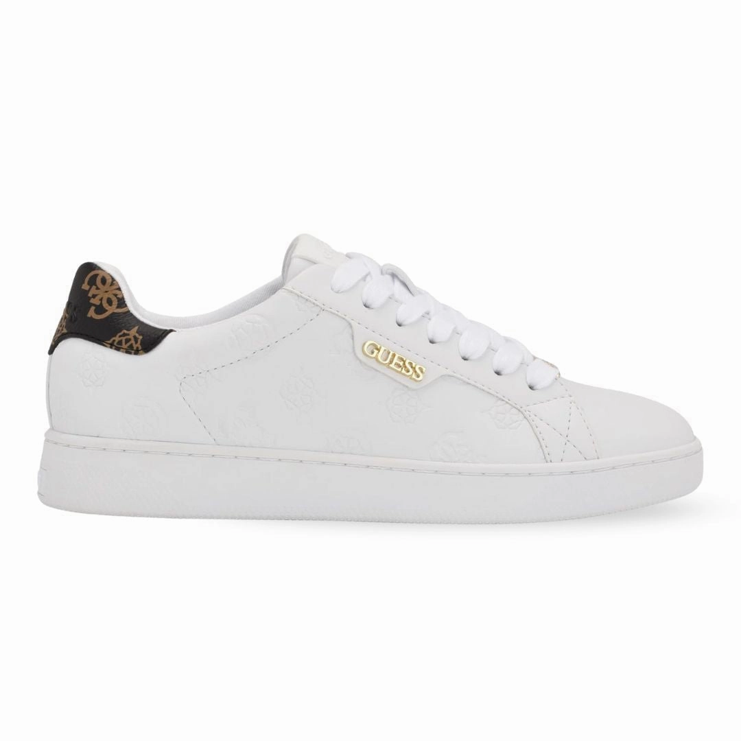 Sneakers Waterproof GUESS Renzy Debossed Logo Low-Top Sneakers - WHT