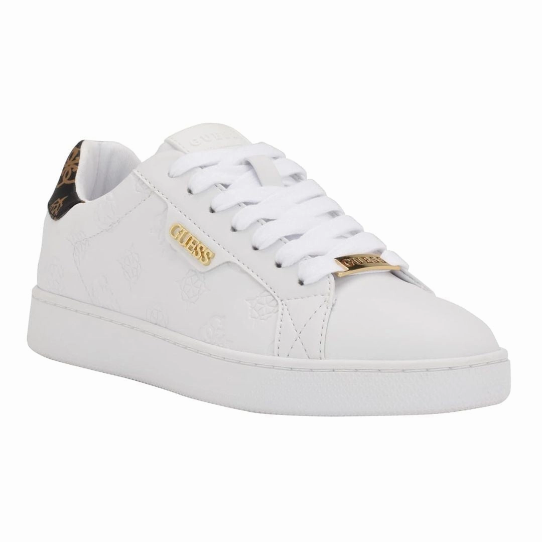 Tabi Sneakers GUESS Renzy Debossed Logo Low-Top Sneakers - WHT