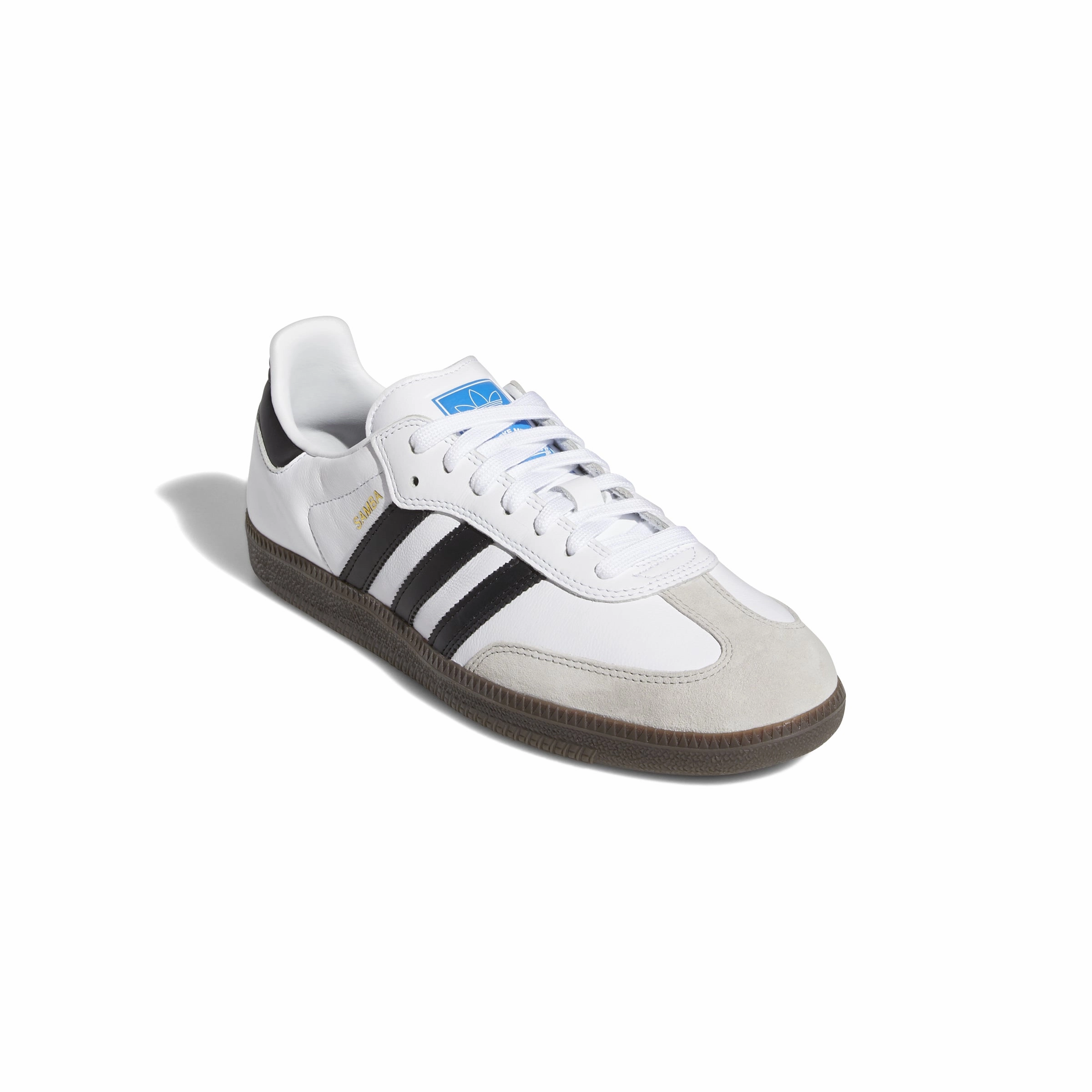 Adidas Spikeless Golf Shoes Adidas Samba ADV Skate Shoes-Cloud White/Core Black/Gum
