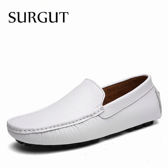 Best Flat Weightlifting Shoes Cow Split Leather Men Flat Shoes Brand Moccasins Men Loafers Driving Shoes Fashion Casual Shoes Hot Sell