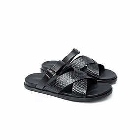 LS Pure Leather Handmade Vintage Chappal LS-6200 Slippers Wide Toe Box