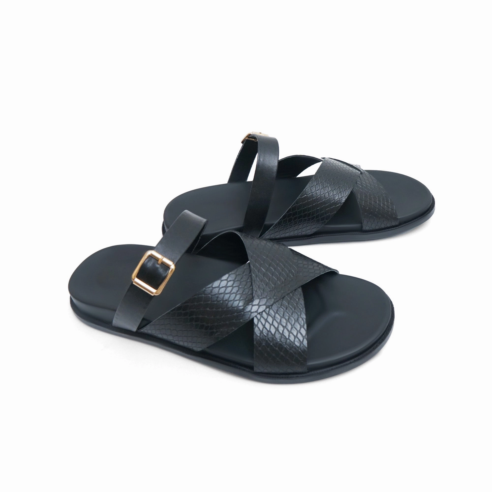 LS Pure Leather Handmade Vintage Chappal LS-6200 Stink Slippers