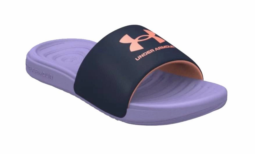 Under Armour Girls' Ansa Fixed Slides Cloth Footbed Flip Flops
