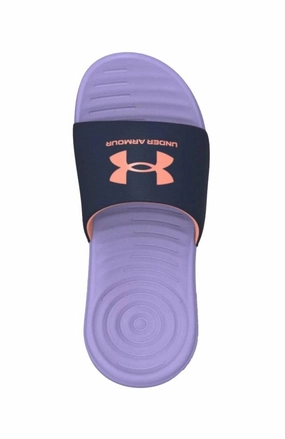 Under Armour Girls' Ansa Fixed Slides Sleepers Flip Flops Tapered