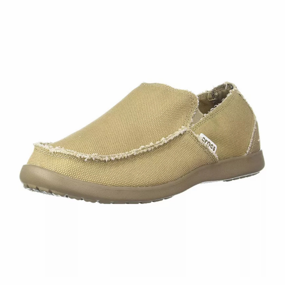Crocs Santa Cruz Clean Cut Loafers - KHK Ballet Shoe Cute Casual Comfort Flat