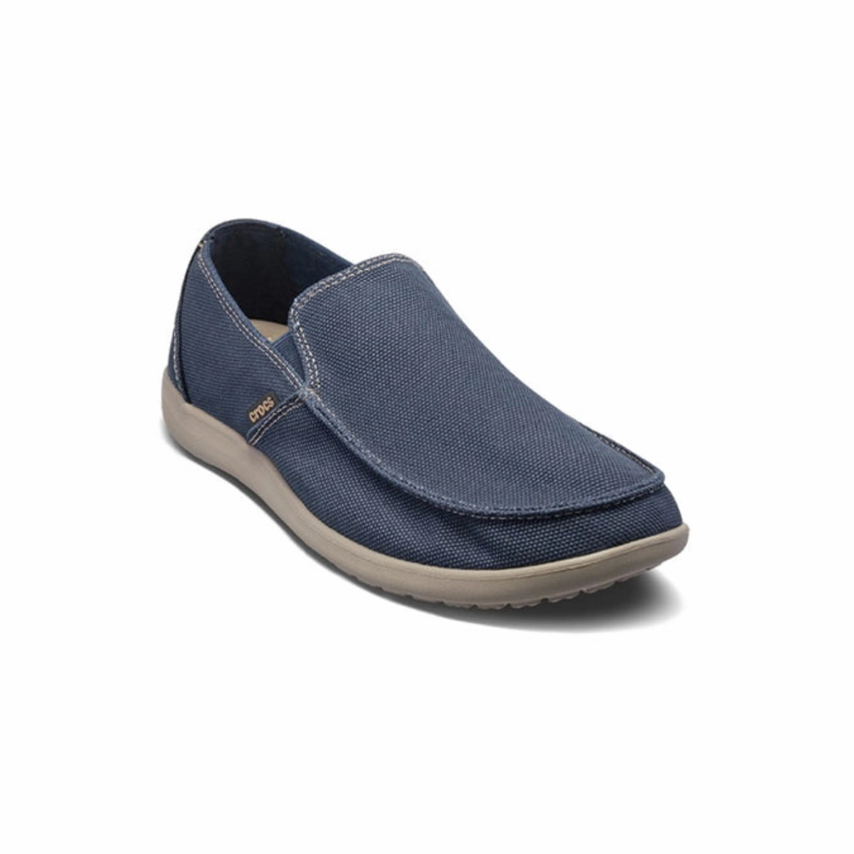 Crocs Santa Cruz Clean Cut Loafers - NVYBRN Casual Shoes With Plantar Fasciitis