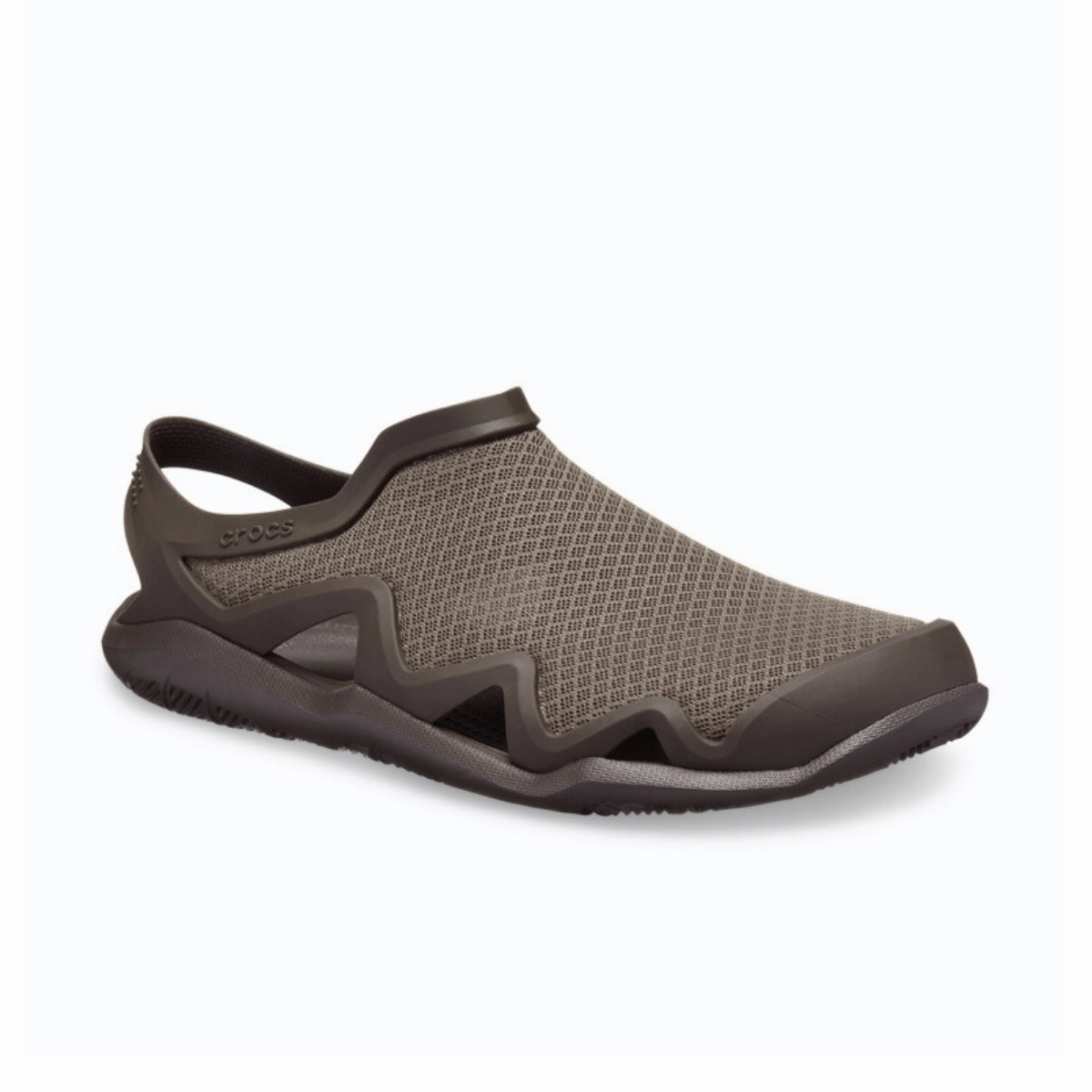 Crocs Swiftwater Mesh Wave Round Toe Sandals - BRN Ross Sandals