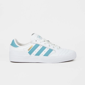 Adidas Lite Racer Shoes Adidas Skateboarding - Busenitz Vulc 2 Shoes - Footwear White / Preloved Blue / Gold Metallic