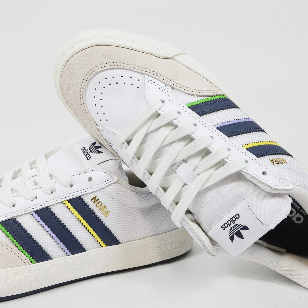 Adidas Adizero Baseball Turf Shoes Adidas Skateboarding - Nora Vasconcellos Shoes - Footwear White / Shadow Navy / Gold Metallic
