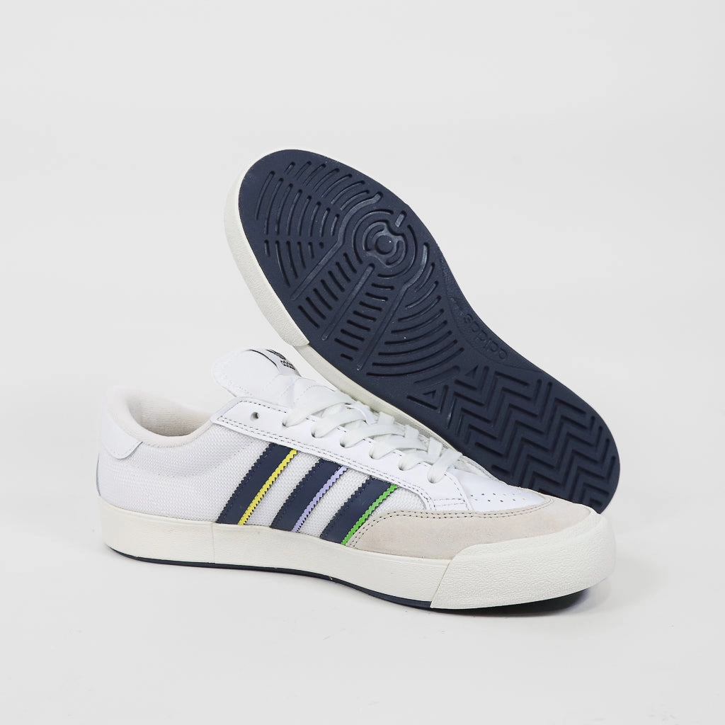 Adidas Shoes With Japanese Writing Adidas Skateboarding - Nora Vasconcellos Shoes - Footwear White / Shadow Navy / Gold Metallic