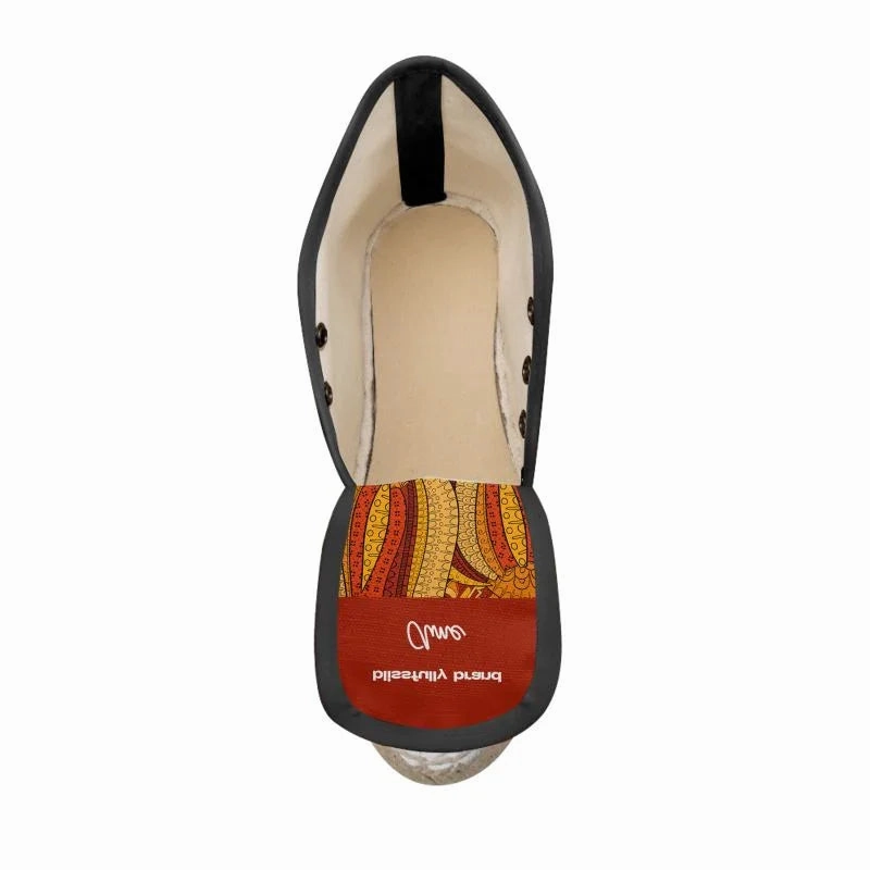 Ame Color Block Wedge Espadrilles Moc Toe Espadrilles