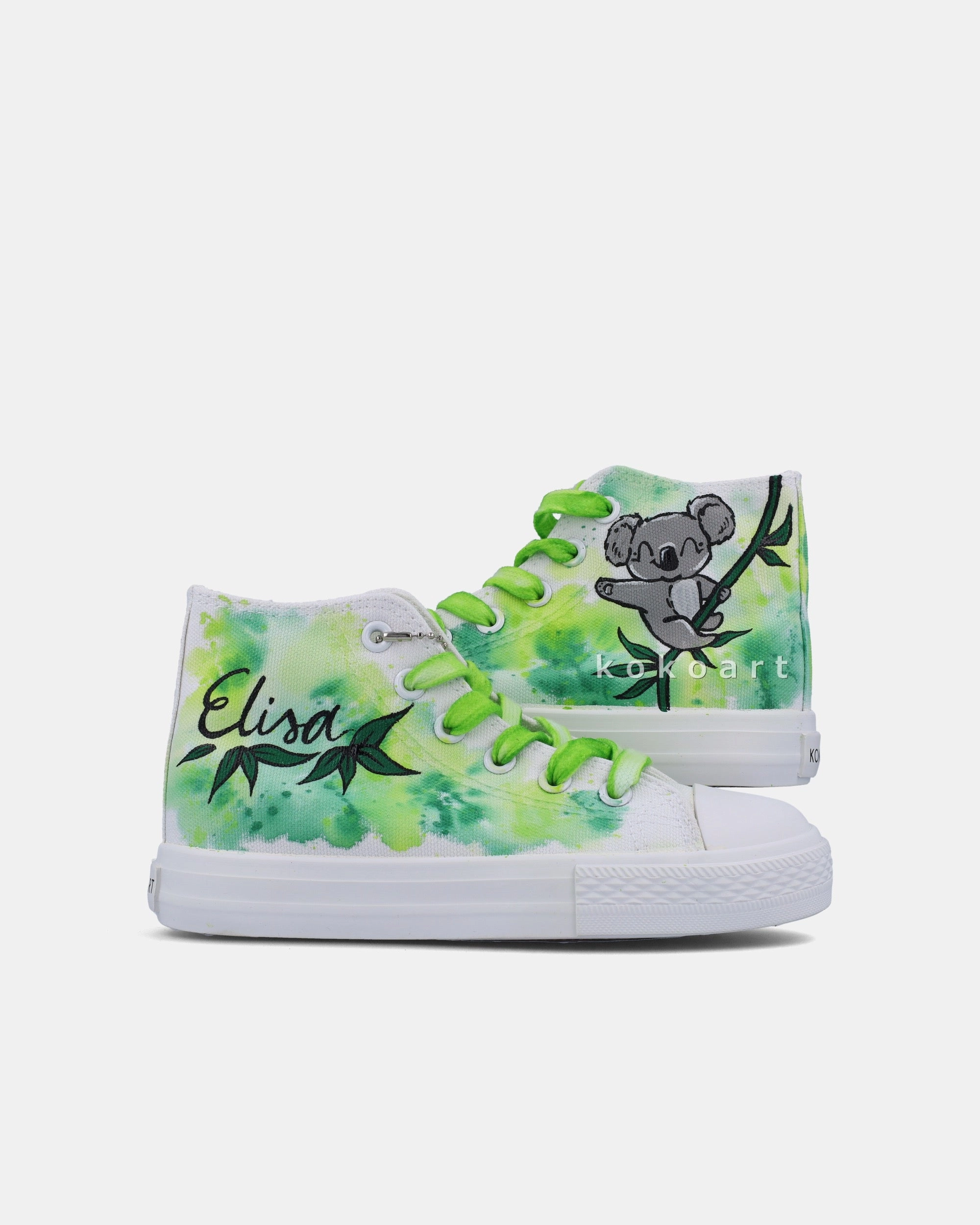 Koala Hand Painted Shoes Casual Waterproof Shoes