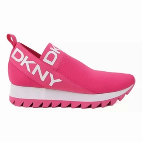 Sneakers Mk DKNY Ashton Logo Slip On Sneakers Women - PNK