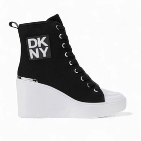 Rock And Candy Sneakers DKNY Bax Wedge Sneaker Women  - BLK