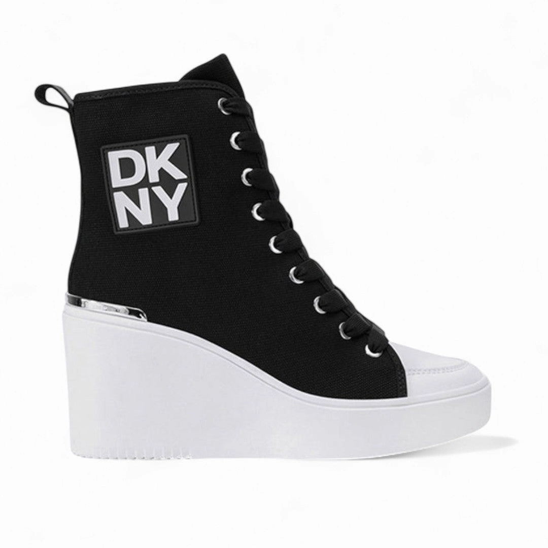 Sneakers Salesneakers Sale DKNY Bax Wedge Sneaker Women  - BLK