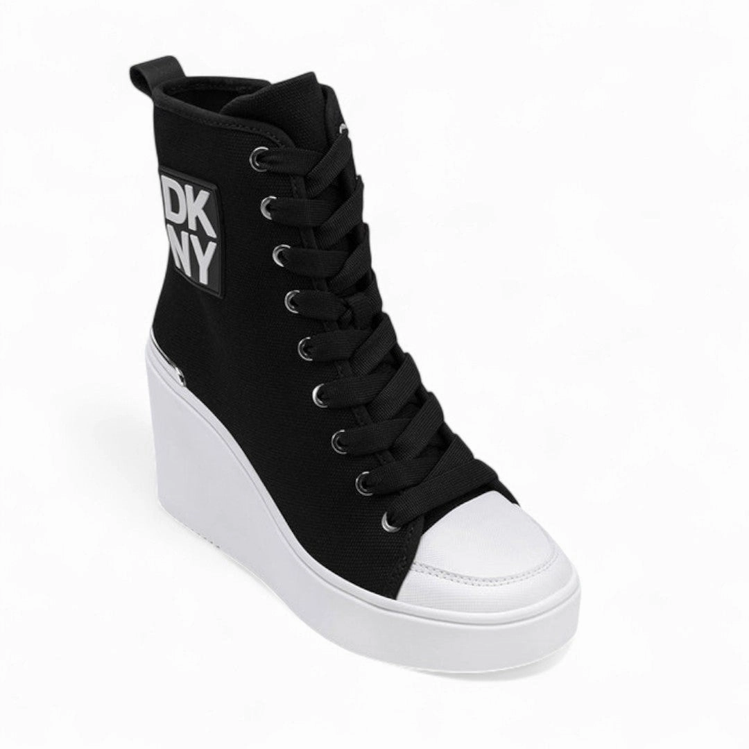 Latest Sneakers DKNY Bax Wedge Sneaker Women  - BLK