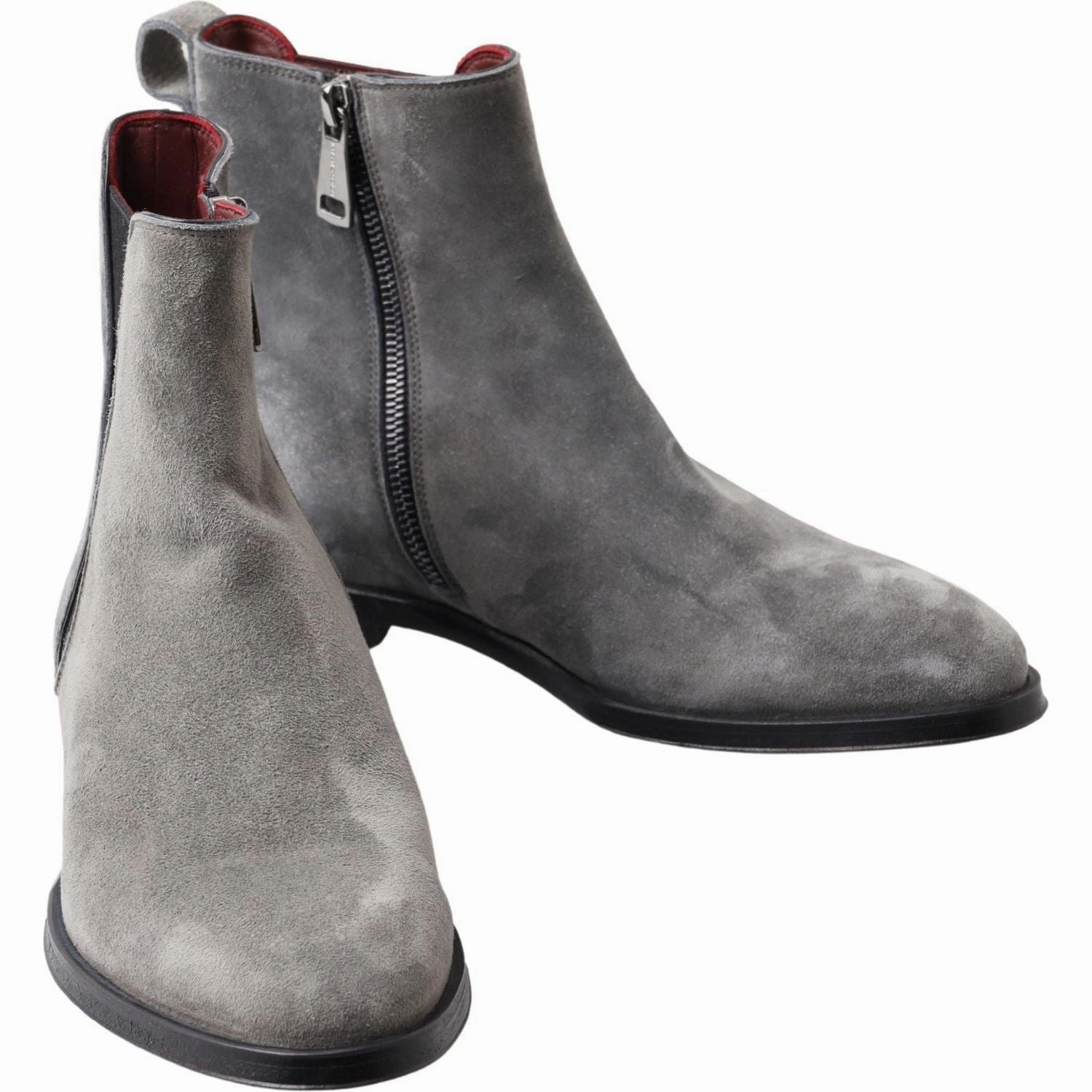 Dolce & Gabbana Gray Leather Men Ankle Boots Shoes Telemark Ski Boots