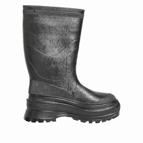 Hopalong Boots Dolce & Gabbana Metallic Gray Pull On Rain Boots Shoes
