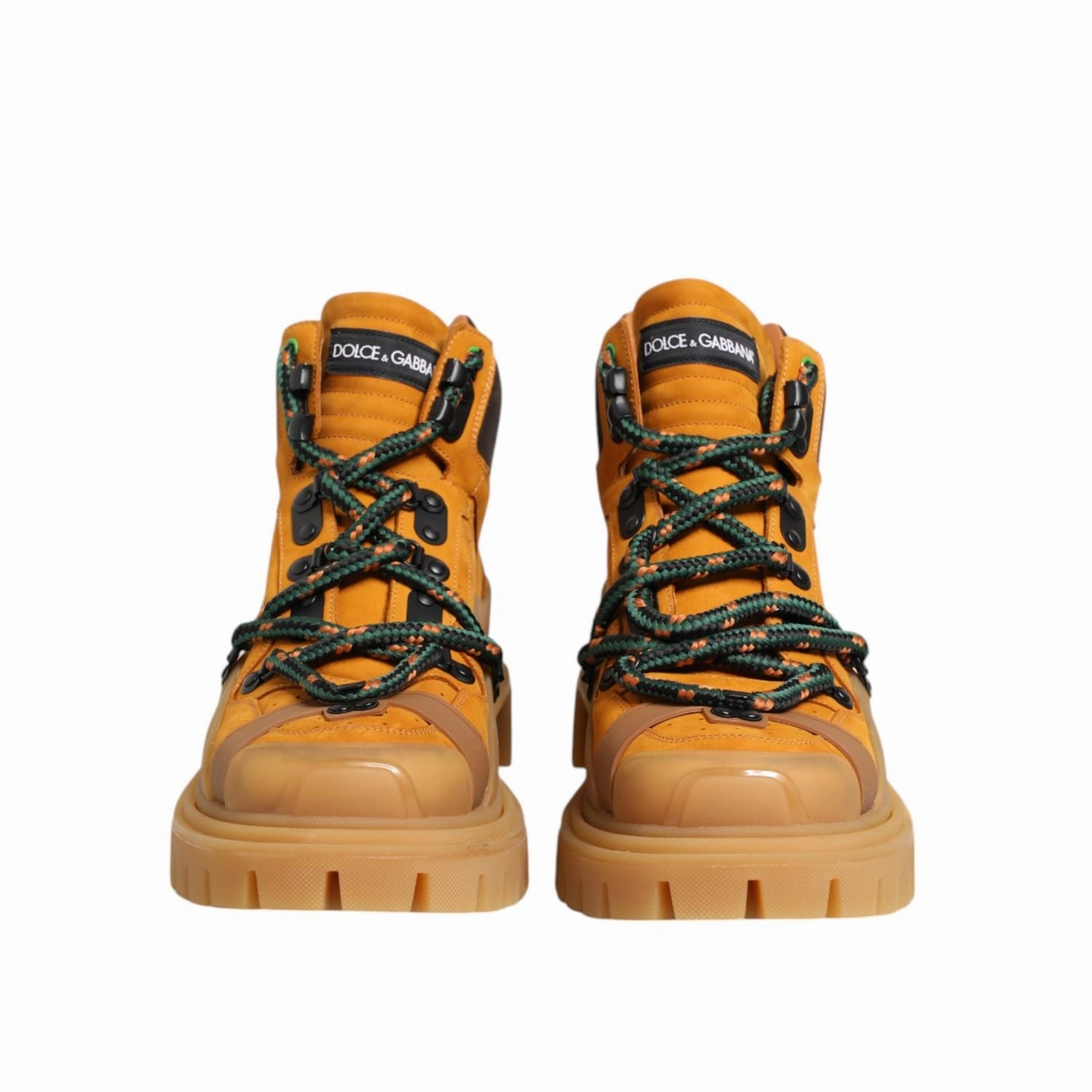 Kids Muck Boots Dolce & Gabbana Orange Lace Up Trekking Ankle Boots Shoes