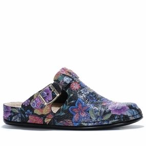 Dr Feet Halley Black Floral For Long Distance On Concrete Best Walking