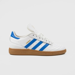 Adidas Brogue Shoes Adidas Skateboarding - Busenitz Shoes - Footwear White / Bluebird / Gold Metallic / Gum