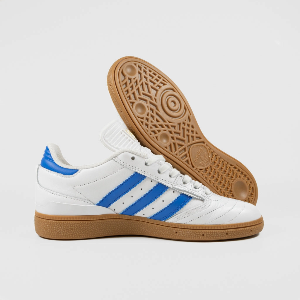 Adidas Skateboarding - Busenitz Shoes - Footwear White / Bluebird / Gold Metallic / Gum Adidas Tour 360 22 Golf Shoes