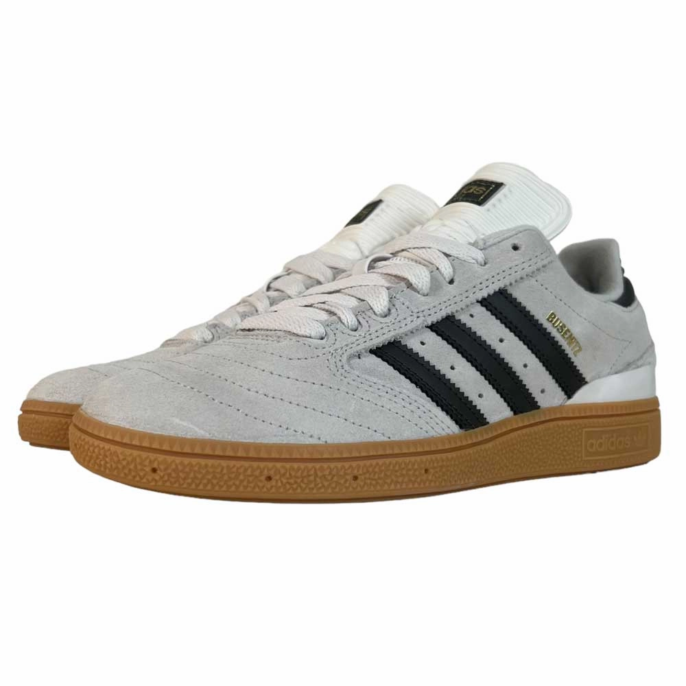 White Grey Shaoli Gum Busenitz Adidas Skateboarding Suede Shoes Adidas Sneakers Shoes