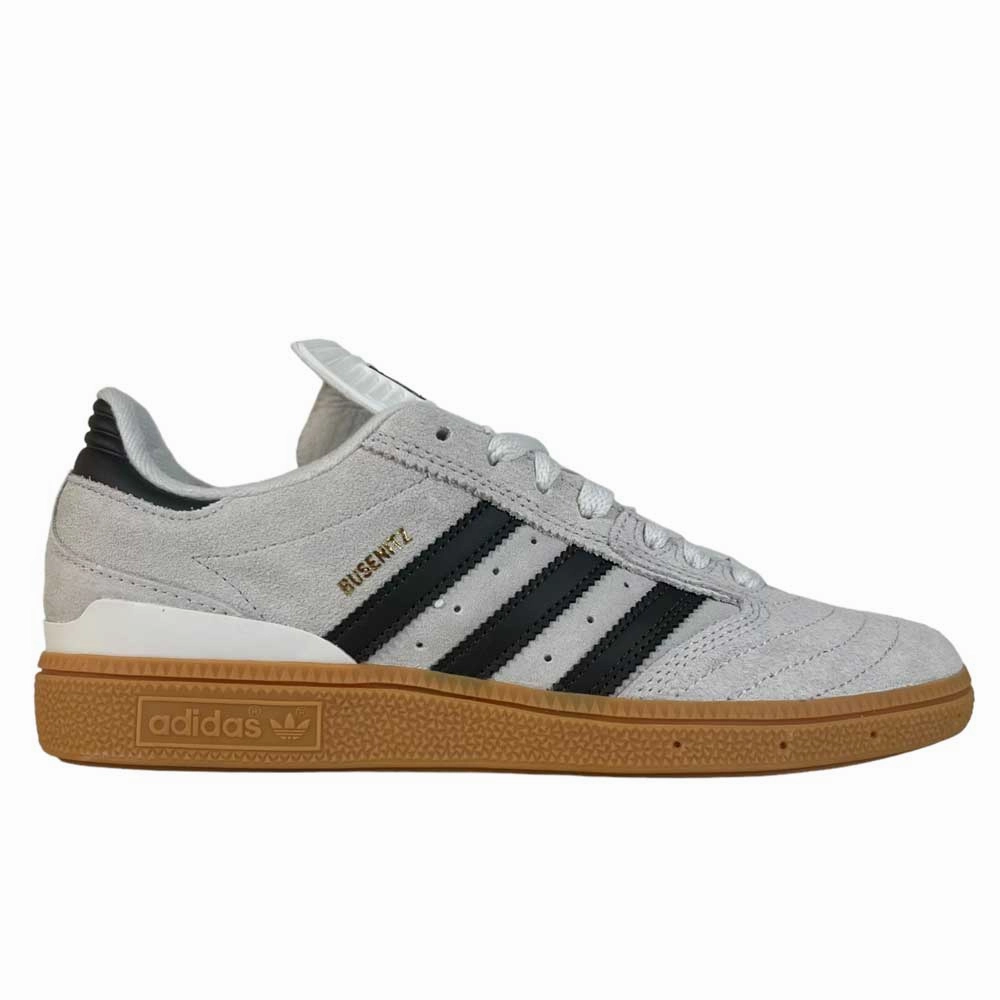 White Grey Shaoli Gum Busenitz Adidas Skateboarding Suede Shoes Leopard Adidas Shoes