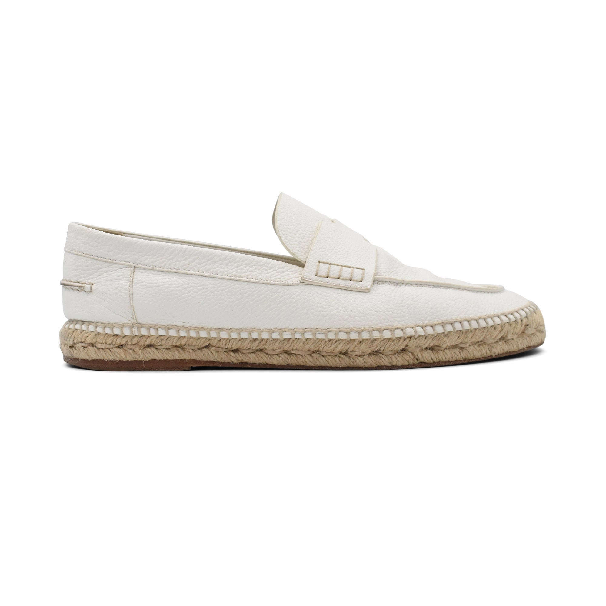 Hermes 'Trip' Espadrilles - Men's 42 Striped Canvas Espadrilles