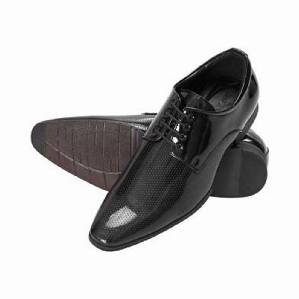 San Frissco Black Formal Derby For Men Skechers Sandals