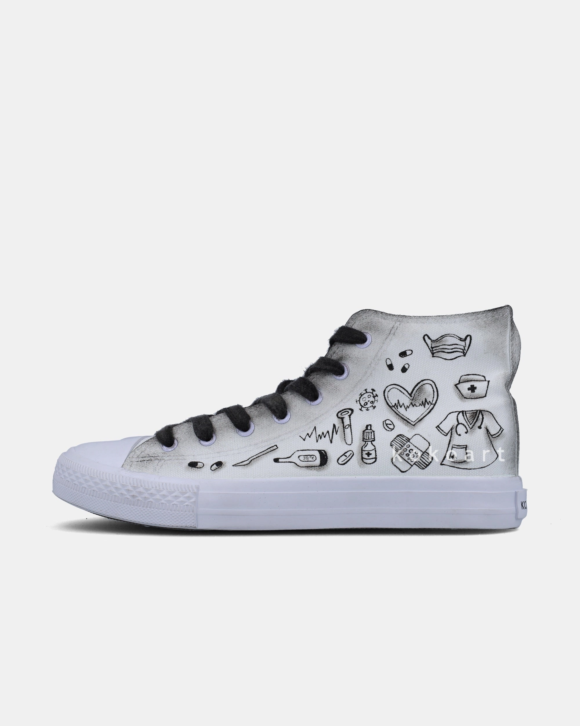 Nurse Hand Painted Shoes