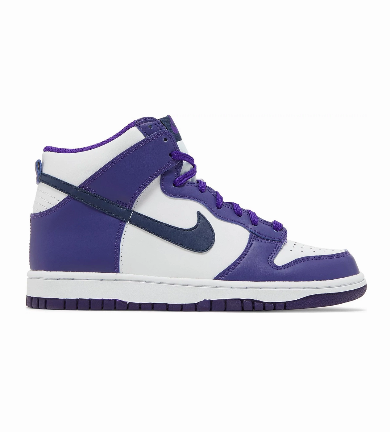 Asics High Arch Support Shoes Dunk High GS 'White Midnight Navy'