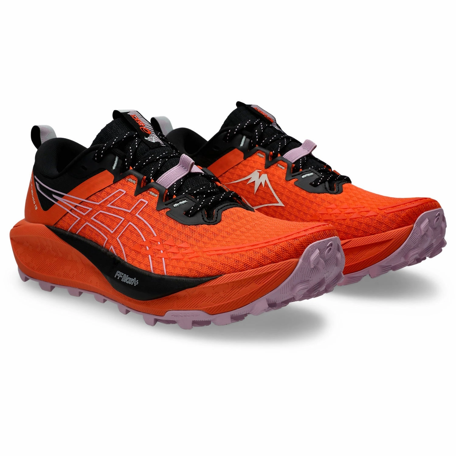 Spiked Trail Running Shoes Asics Gel-Trabuco 13 Women's - Nova Orange/light Ube