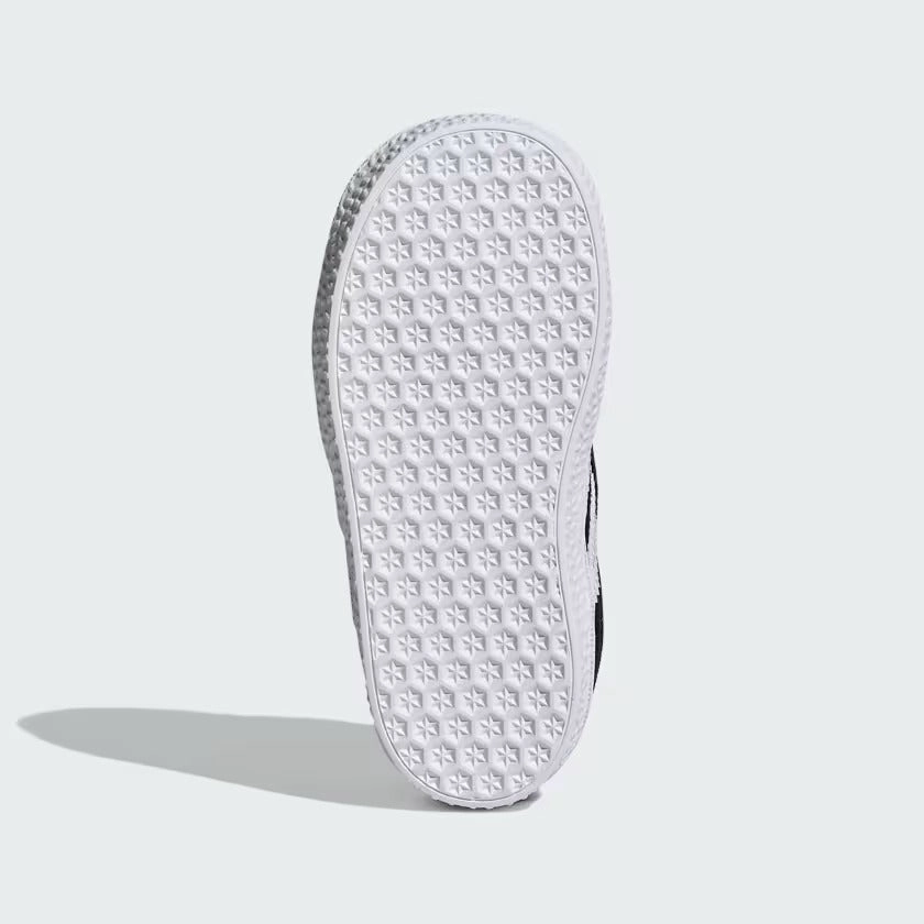 Spikes Running Shoes Adidas Infant's Adidas Gazelle Comfort Closure Elastic Laces Shoes - Black/White