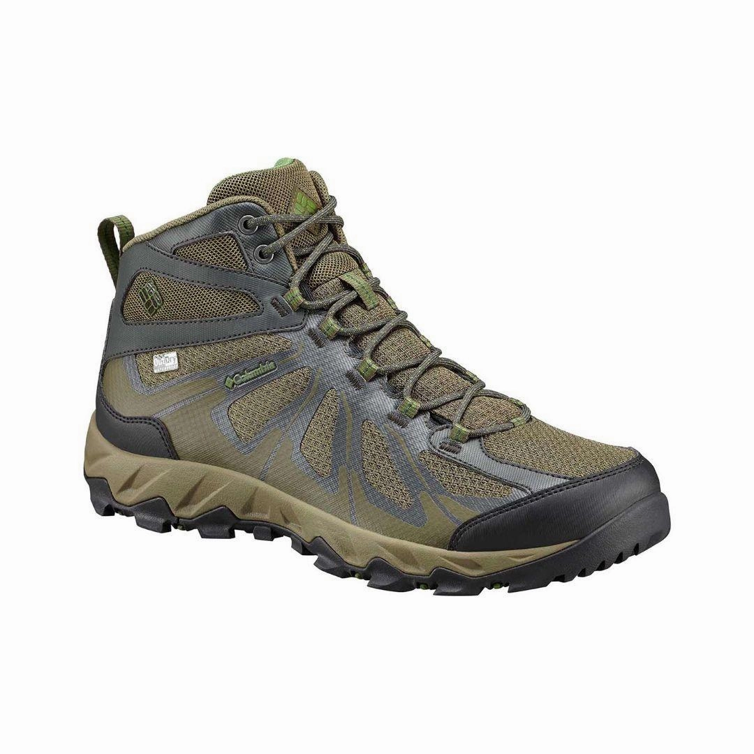 Columbia Men Green PEAKFREAK XCRSN II XCEL MID OUTDRY Hiking Shoes Australia